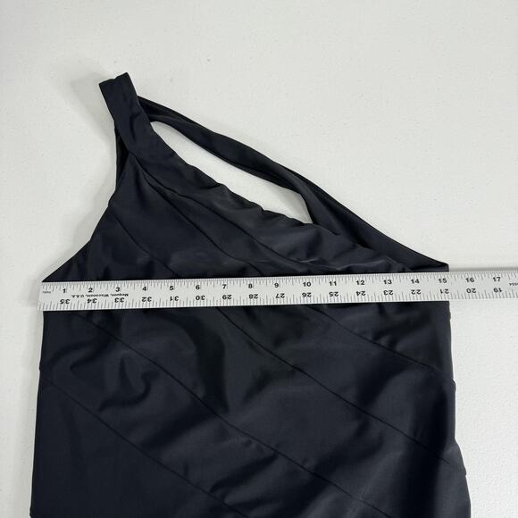 Summersalt The Long Torso Sidestroke Swimsuit Womens 12 Tall Black One Piece - Picture 8 of 9